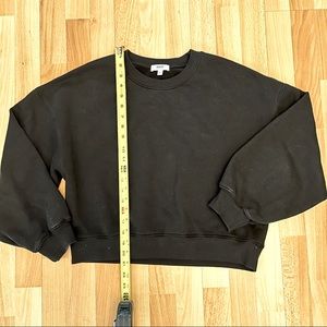 Agolde Balloon Sleeve Crewneck Sweatshirt Size Small